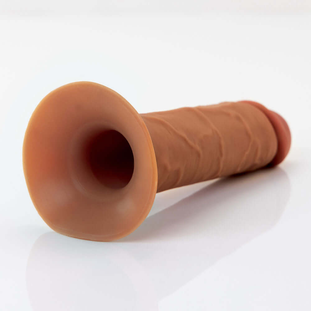 FX Elite 8'' Silicone Hollow Strap-On - Tan 20 cm
